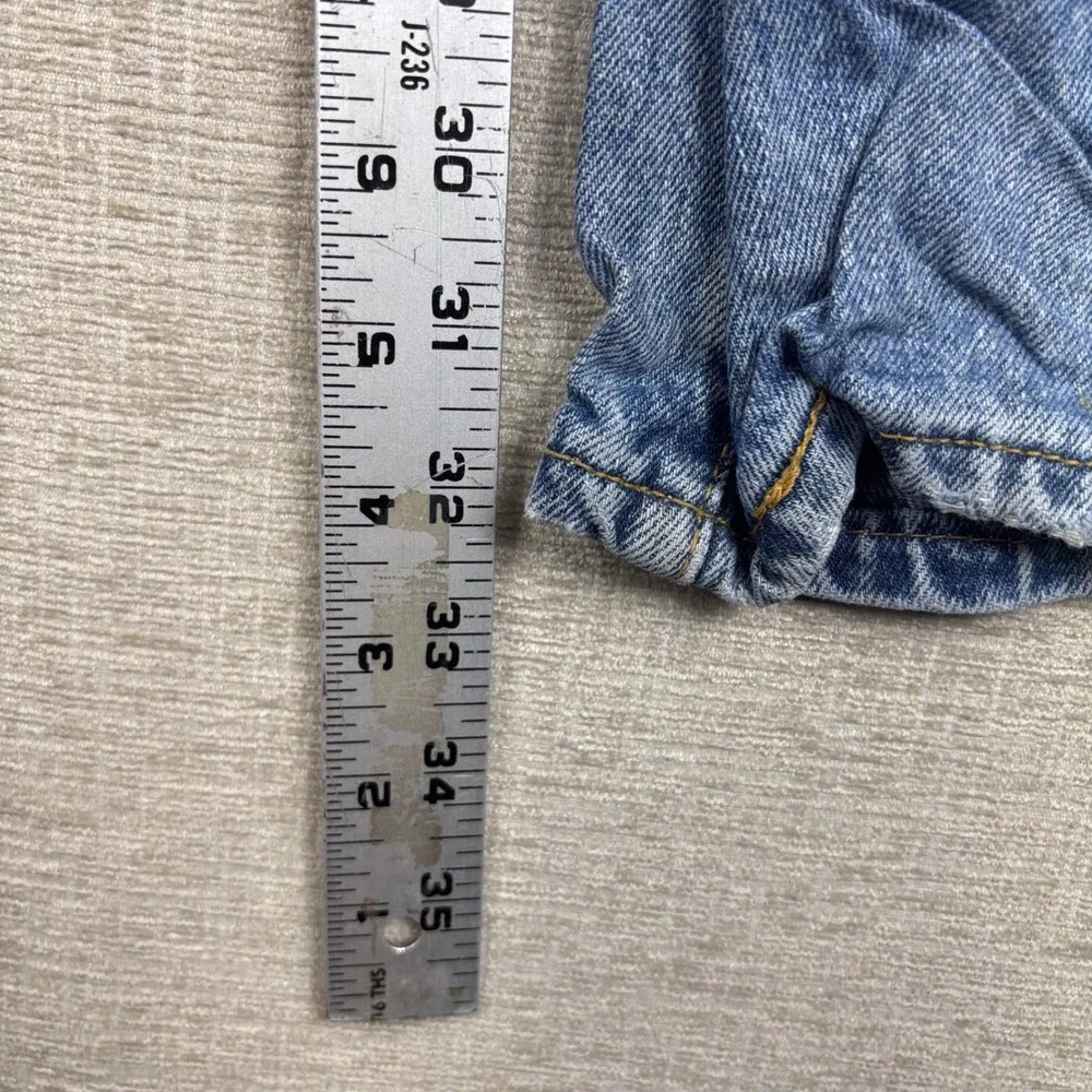 Vintage Levis 501 Jeans Mens 32x34 Original Fit Jeans Light Distress Denim